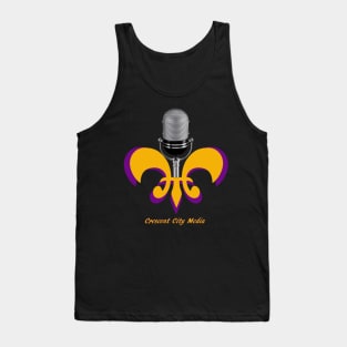 Crescent City Media Logo Gold Tank Top